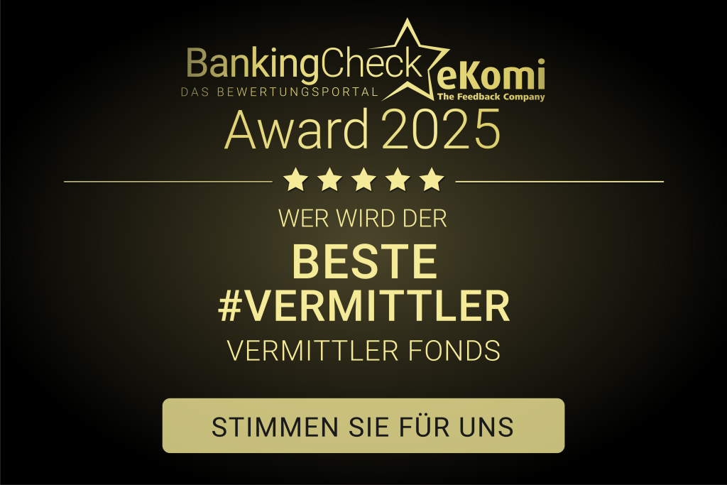 BankingCheck Award 2025 Rentablo Fondsvermittler