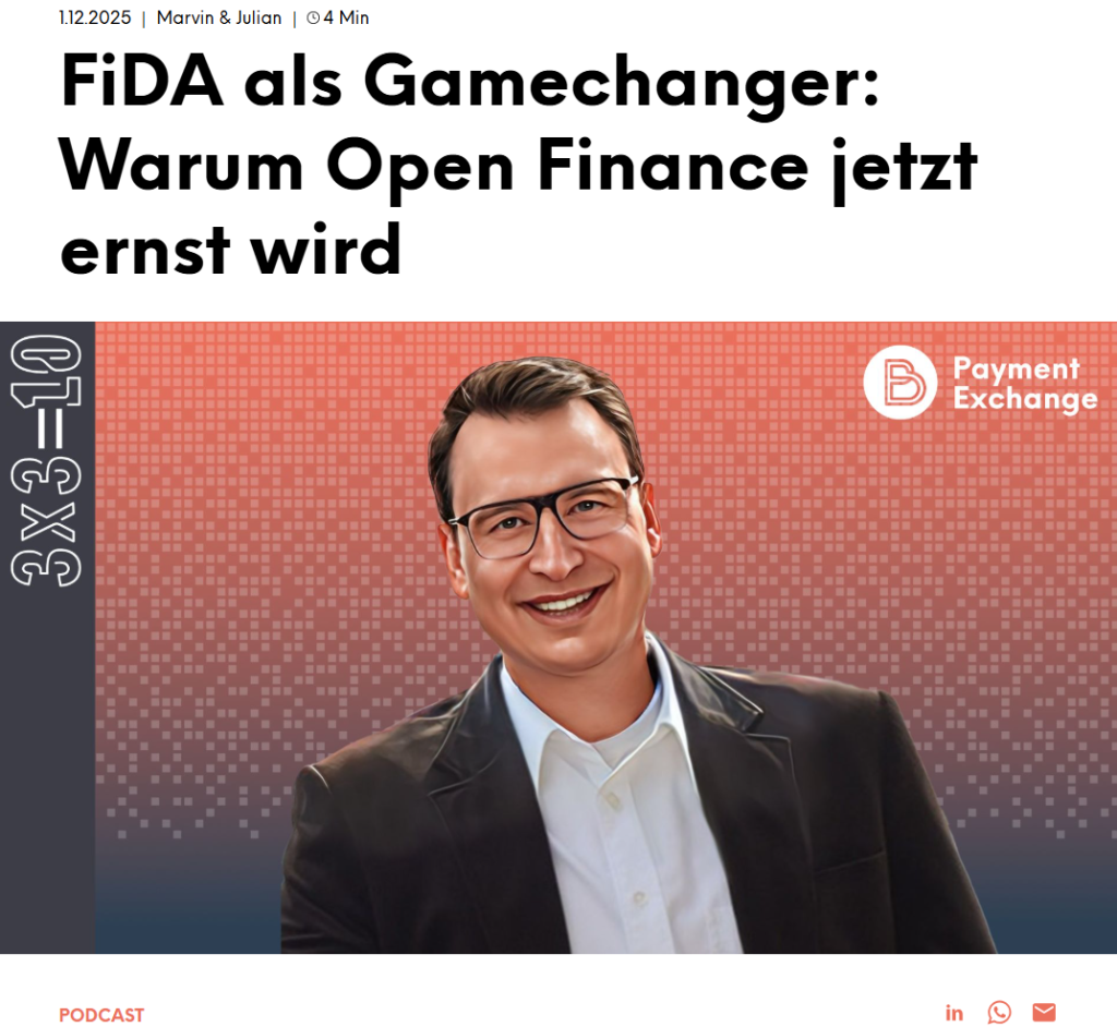 Payment & Banking FiDA-Podcast mit Andre Rabenstein | Copyright: Payment & Banking